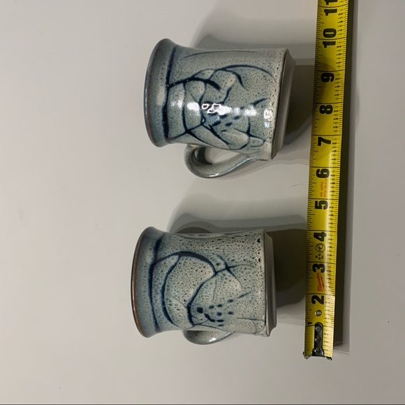 Set of two Blue & Brown Ceramic Mugs - Picture 6 of 8